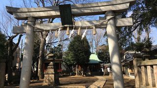 銀杏の大木がある