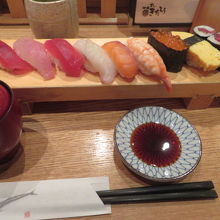 にぎりを食べました