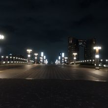 夜の夢の大橋