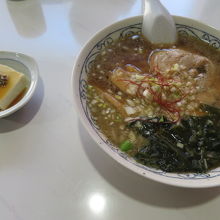 ラーメンを食べました