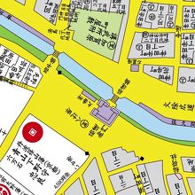 江戸時代の古絵図です。筋違御門と八ッ小路広場の関係が解ります
