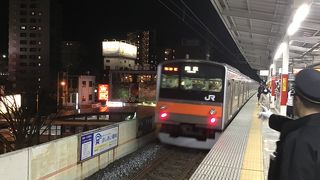府中本町から　千葉経由の　東京駅までいける。