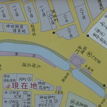 秋葉原駅前の万世橋の解説です。筋違御門跡の場所となっています