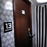 ドアは暗証番号方式