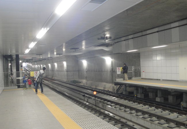 平成31年3月3日　地下駅になりました。