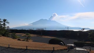 島津家の別邸、とにかく素晴らしい眺め ♪