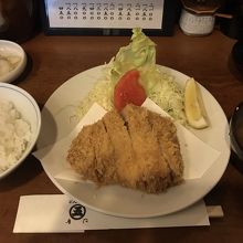 特ロースかつのセット 2,300円