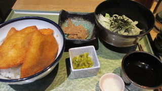 タレカツ丼とへぎそばが美味しいかったです