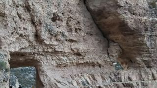 トレイルを歩いて行けます