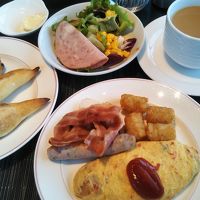 クラブラウンジの朝食