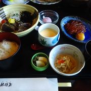 土曜ランチ。週末は穴場かも