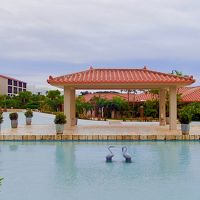 施設内も沖縄チック