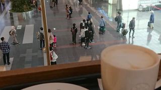 眺めがいいカフェです