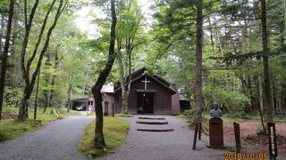 軽井沢で最も古い教会