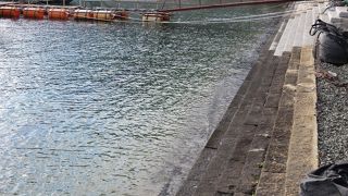 ここが船着き場・・・