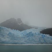 公園内で一番高さのある氷河