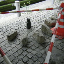 建物の礎石 (汐留遺跡) 