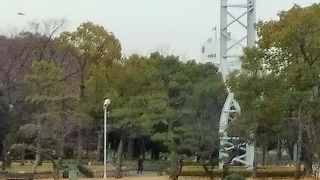 相生橋で[平和の時計塔]を！