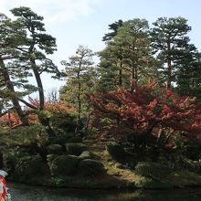 右側の石が亀の頭だ
