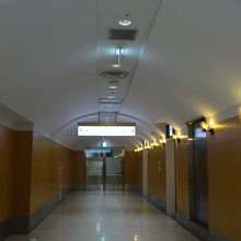 ここからデッキに行きます！