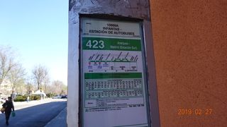 アランフェスからの帰りに路線バスを利用して南バスターミナルに帰ってきました。