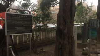 碑が集まる場所に