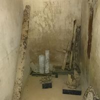 防空壕内部の一部分です。