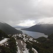 峠に展望台がありました