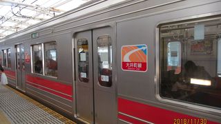 急行も走っている大井町線です