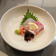 セットのお刺身