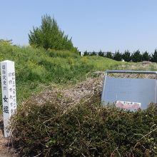 木標がなければ気付かない