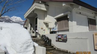 ミニ博物館のようなビジターセンター