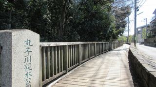 湧水が流れ込んでいます