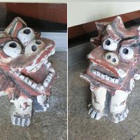 愛嬌あるシーサーちゃんがお出迎えしてくれます。