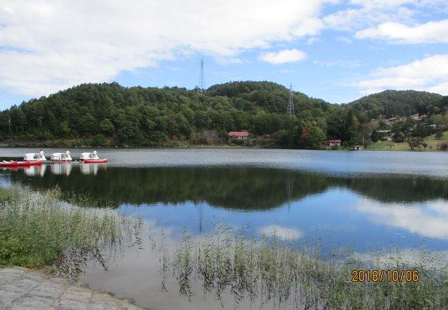 高原の湖