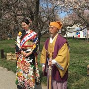 水戸黄門様や水戸の梅大使の方がいました