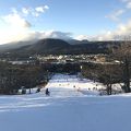 人工雪のスキー場