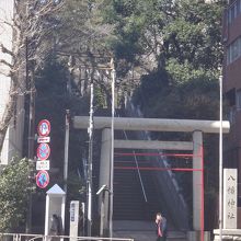 八幡の上に何も書いてないから西久保八幡かどうか分かりにくい