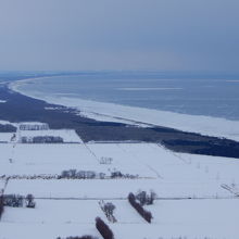 オホーツクの海岸線が美しいです