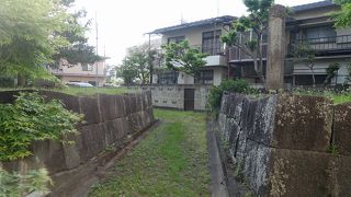 石垣が移動されているのが残念