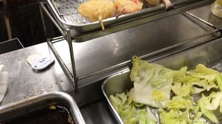 京橋駅ど真ん前、立ち飲みまついイマイチ