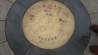 大連市内の中心地にある広場