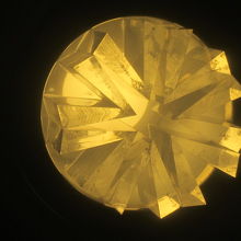 照明が道章型をしたお部屋もあったんですね