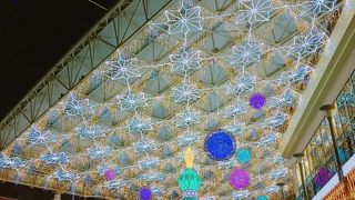 センスの良い色使いのイルミネーション! 都会チックで素敵でした。