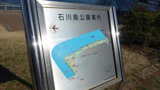 散策に最適な川沿いの公園