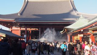 アジアからの観光客が多い