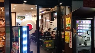 ガード下の小さい店舗