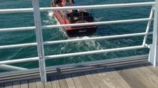 橋が跳ね上がった光景は絵になる。