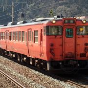 こじんまりとした羽越線の無人駅へ鈍行が…