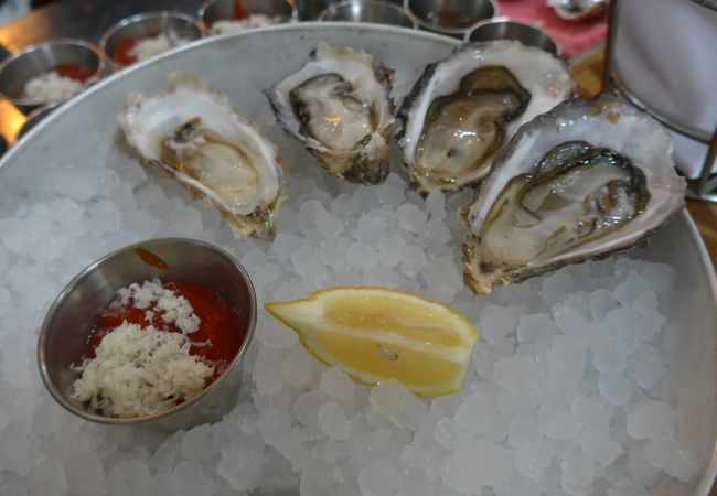 オイスター　トマトチリソースがとても美味しかったです